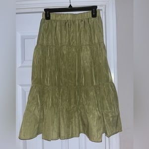 NWOT, SHEIN Green Skirt, Size Small